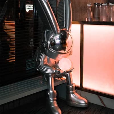 Astronaut sculpture